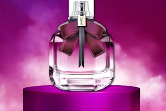 design perfume posts and logo for fashion fragrance brands