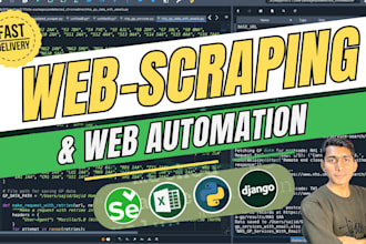 web scraping, data mining and data extraction with python