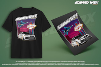 retro jdm automotive tshirt, car show design