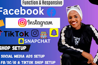 do tiktok shop dropshipping, snapchat ads shop, instagram shop, facebook shop