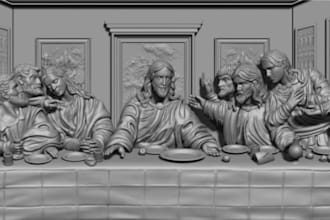 design stunning 3d engravings, sculpted bas relief, and printable coin models