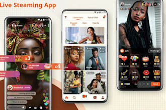develop live streaming app vod app music streaming app video streaming iptv app