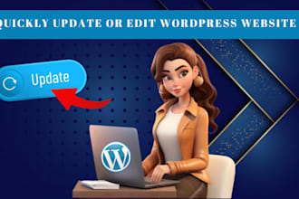 quickly update or edit wordpress website