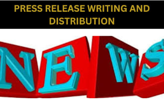 write press release and do press release distribution