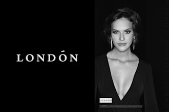 design a luxury minimalist fashion startup logo