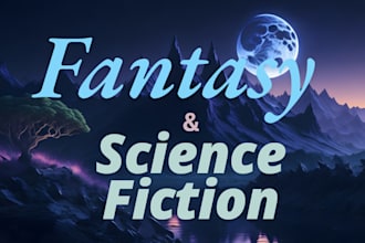 ghostwrite any speculative fiction, fantasy books, sci fi, young adult stories