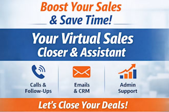 be your sales closer sales rep sales agent be your virtual assistant dripify
