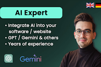 integrate ai seamlessly into your software or website