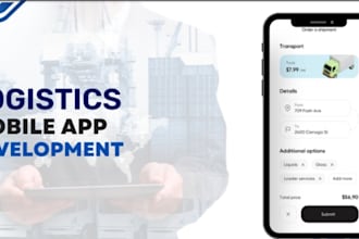build logistic delivery app trucking app parcel delivery app logistic website