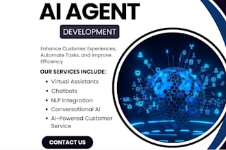 develop ai calling agent, ai call bot with nlp, python, twilio API, tensorflow