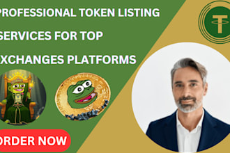 professional token listing services for top exchanges