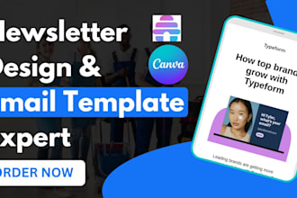 design responsive canva newsletter beehiiv newsletter substack newsletter