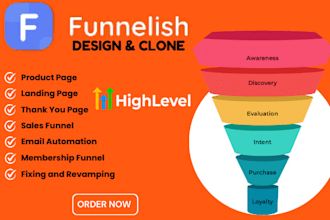clone funnelish advertorial product sales funnel pages sales pages