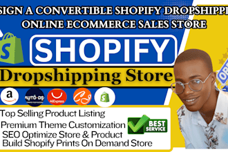 design a fashion clothing shopify dropshipping store, shopify clothing website