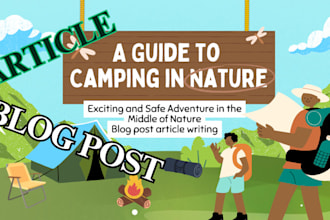 write SEO outdoor recreation travel hiking article blog post