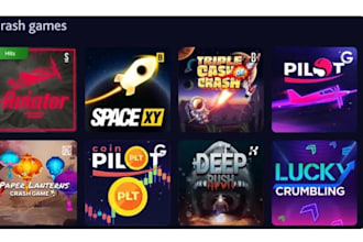 develop crash game, ludo game, blackjack, 8 ball game, pool game, billiard game