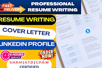 provide professional resume writing services