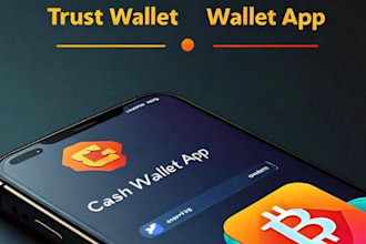 develop crypto wallet app, cash app, trust wallet app, forex trading bot app
