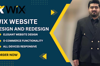 design wix website, build wix website