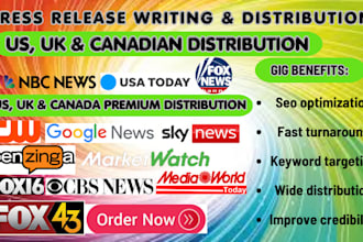 write press release writing, crypto press release and press release distribution