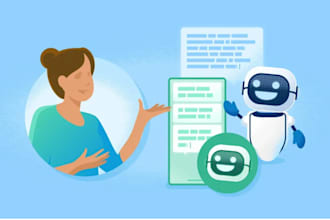 develop custom ai chatbot app and web, ai chatbot for customer service