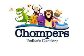 design awesome kid dental care logo