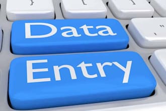 do data entry, copy paste, web research, typing and excel data entry jobs