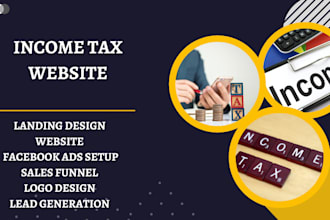 income tax website, income tax leads, finance website, tax website