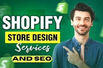 design, redesign one product shopify store