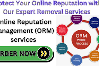 remove negative link ORM, SEO, online reputation management