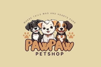 design high quality dog training mascot logo with express delivery