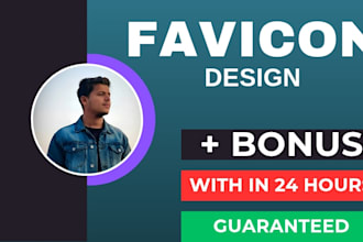 design a professional favicon for you in 24 hours