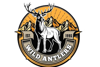 design high quality hunting club mascot logo with unlimited revision