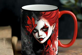 design using text or a quote on mug for you
