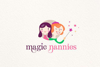 design parisian nanny agency logo