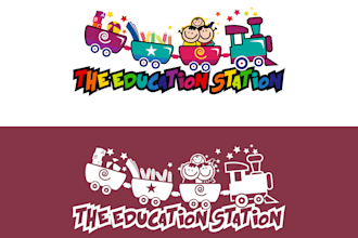 design wonderful education station logo