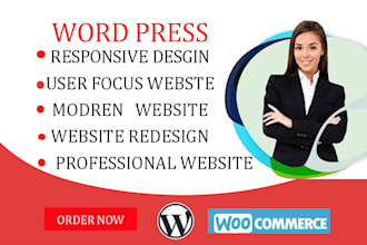 design a unique wordpress website modified to your needs