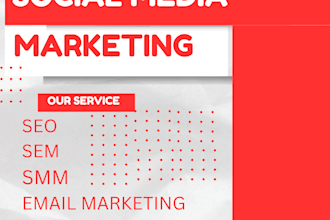 be your digital marketing manager and social media manager