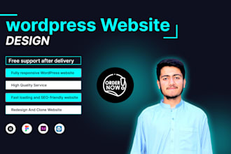 responsive wordpress and ecommerce website
