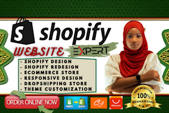 shopify website redesign shopify website design shopify dropshipping store