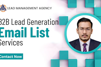 build a b2b lead generation and verified email list service