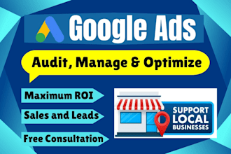 google ads adwords audit and optimize for local business