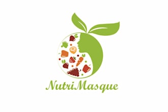 create a minimalist creative natural beauty logo design