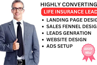 generate life insurance lead, insurance lead, life insurance lead