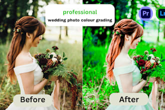 colour grade, edit, and retouch your wedding photos