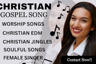 write lyrics sing and compose christian gospel songs