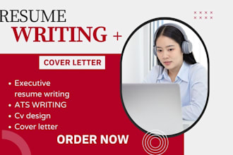 write and upgrade executive resume writing, cv design, cover letter