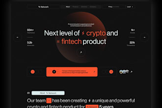 financial consulting website, investment website, fintech website, financial web