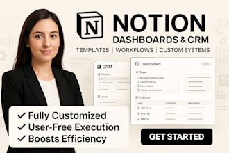 create custom notion dashboards templates and workflow systems notion CRM