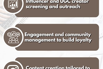 do influencer outreach and social media management